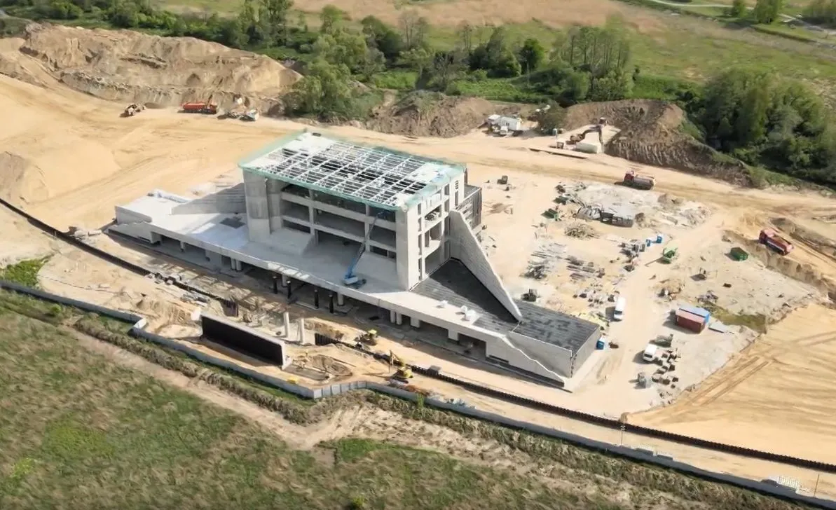 Postęp prac budowlanych Muzeum Bitwy Warszawskiej