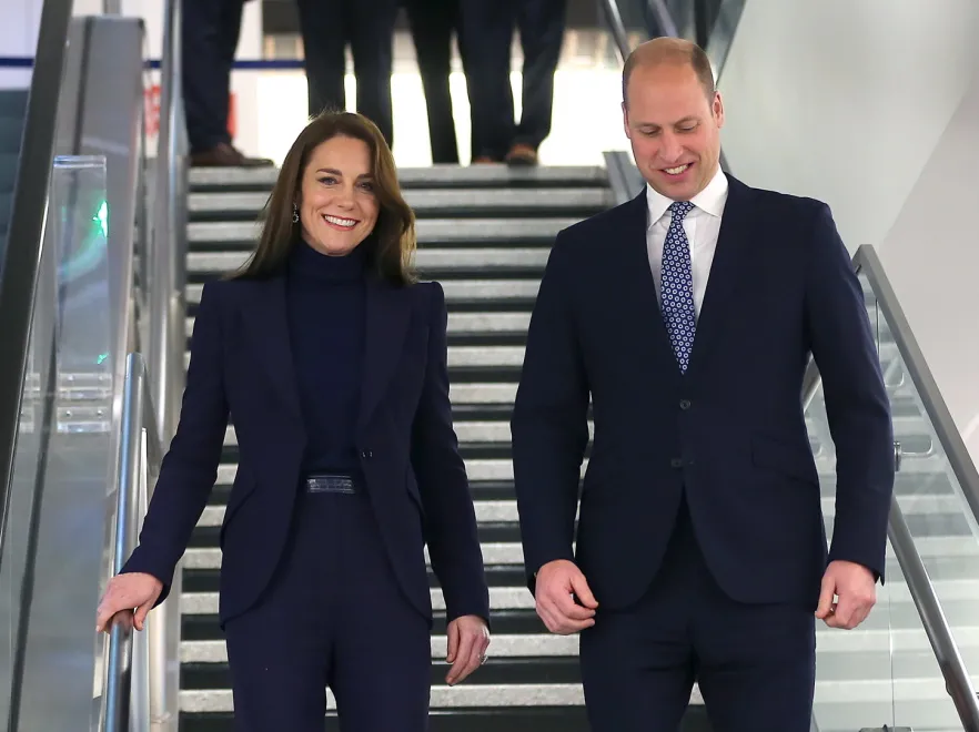 Stylowi księżna Kate i książę William w USA. To pierwsza zagraniczna podróż pary po śmierci królowej Elżbiety. FOTO