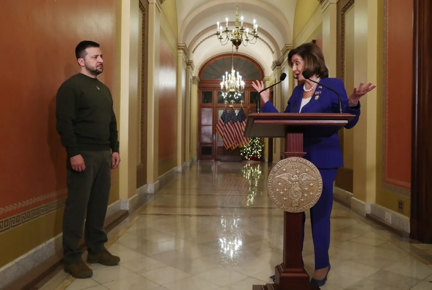 Ważne spotkanie, ważne porównania. "Zełenski robi to, co zrobił Churchill"