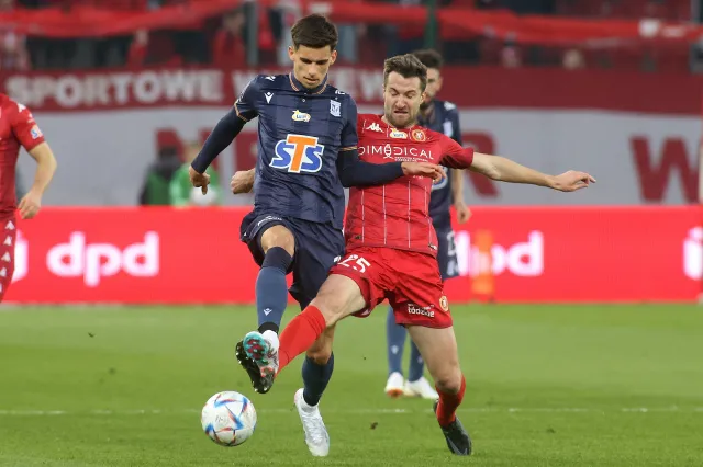 Widzew długo nie cieszył się z prowadzenia. Lech odwrócił losy meczu [WIDEO]