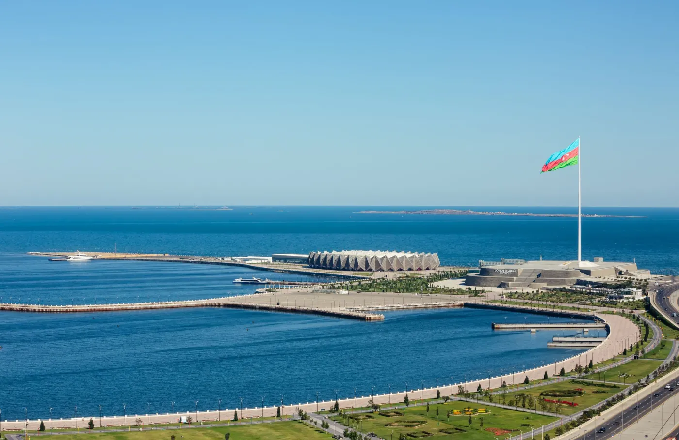 Morze Kaspijskie, Baku, Azerbejdżan