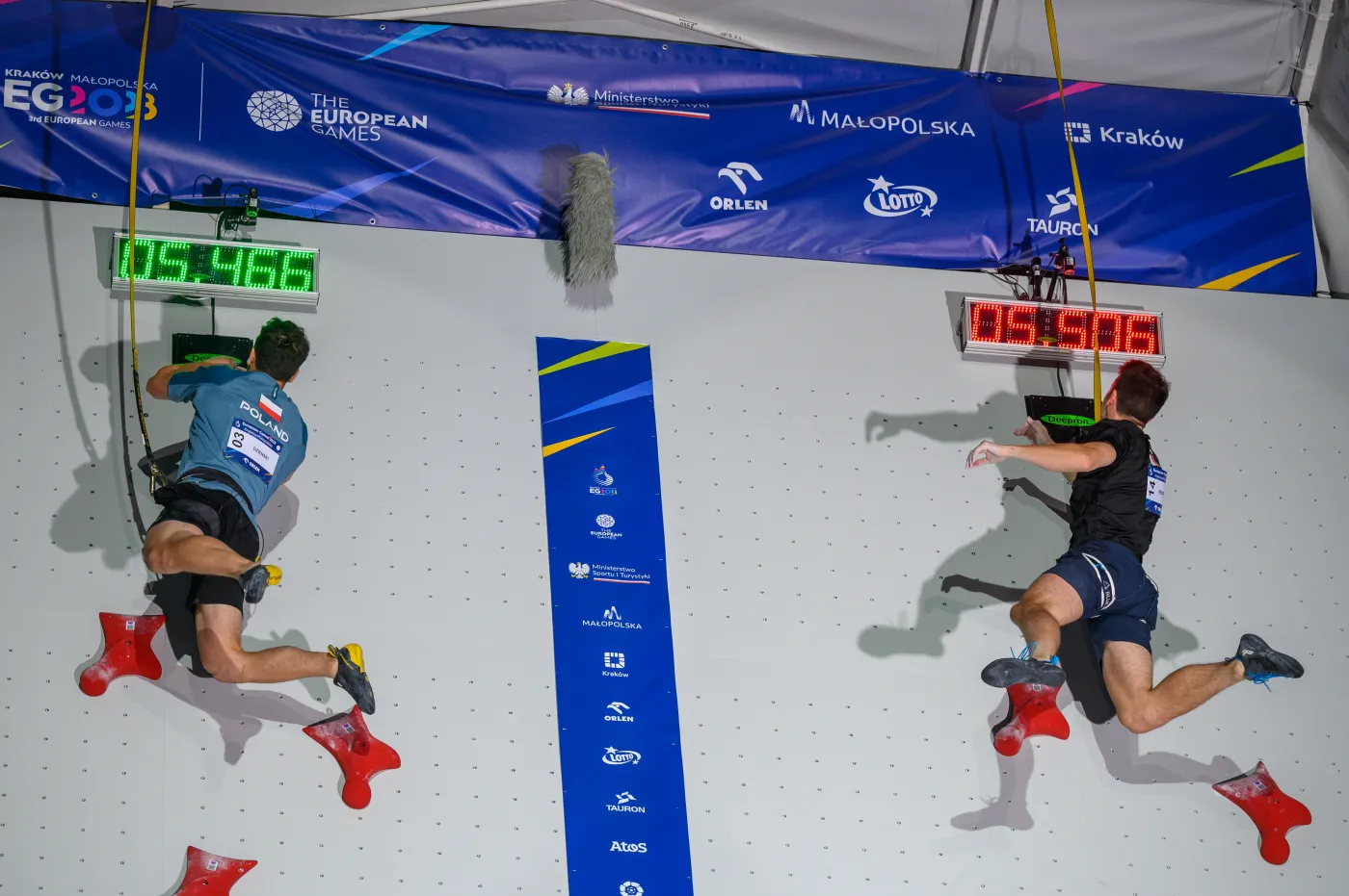 Igrzyska Europejskie. Brązowy medal Dzieńskiego we wspinaczce sportowej na czas