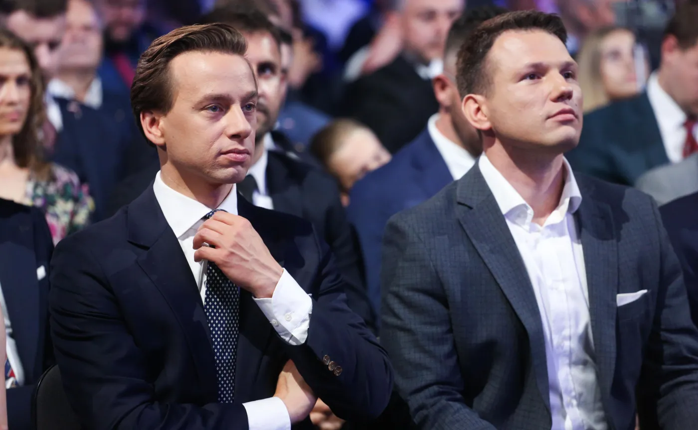 Krzysztof Bosak i Sławomir Mentzen