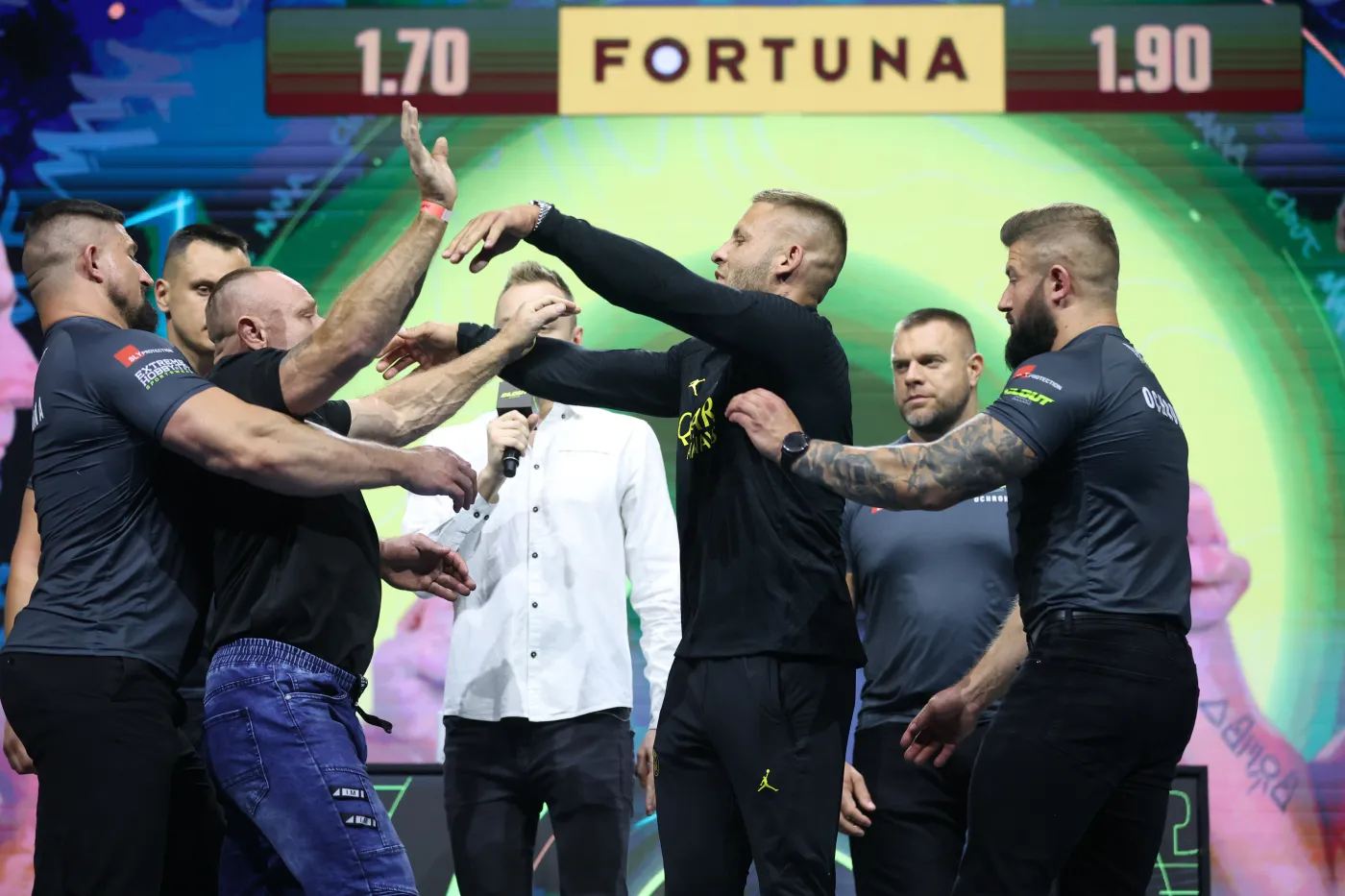 Dominik Pudzianowski i Paweł Bomba