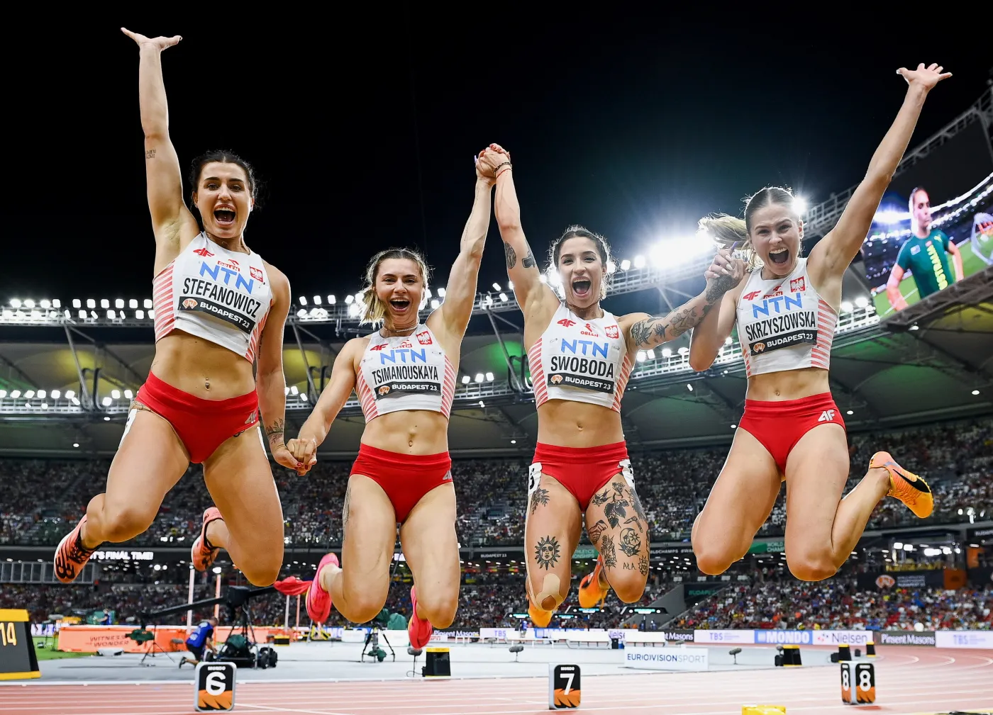 Piąte miejsce Polek w sztafecie 4x100 m, trzecie złoto Noah Lyles