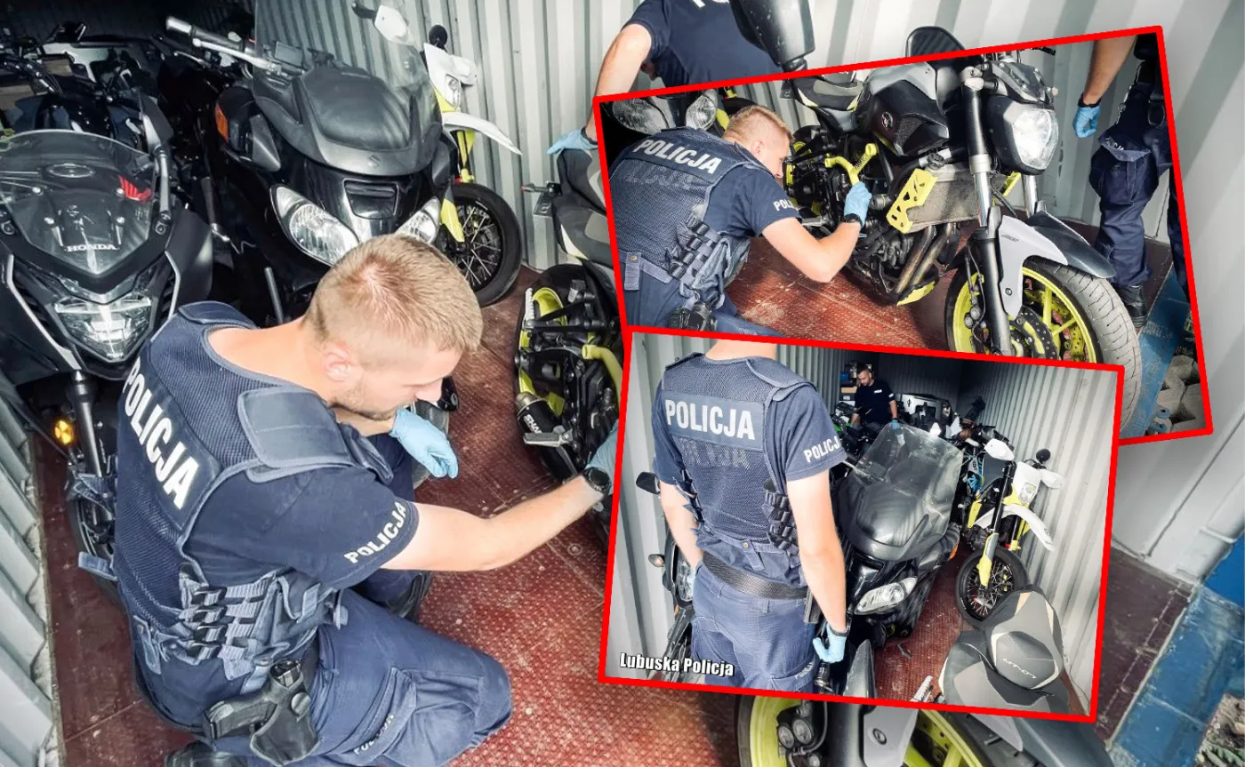 Skradzione motocykle za 200 000 zł
