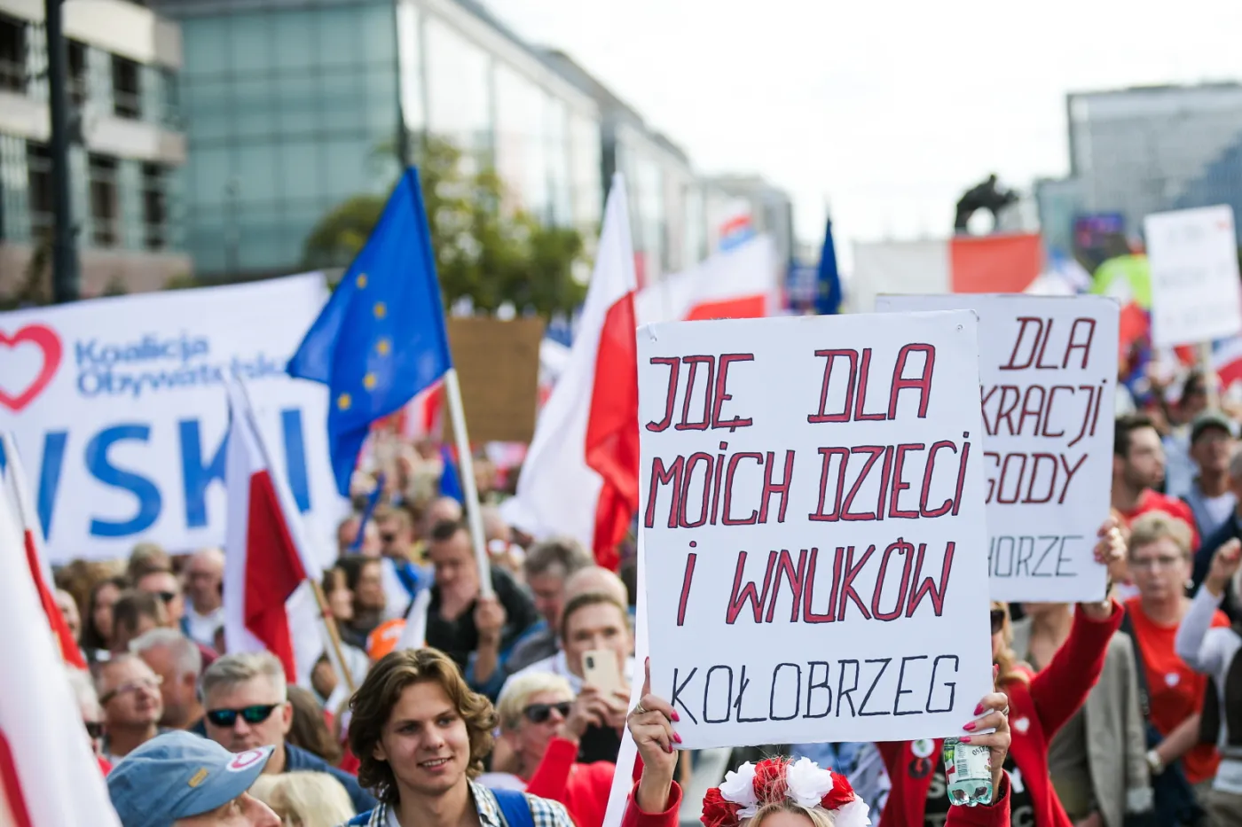 uczestnicy marszu