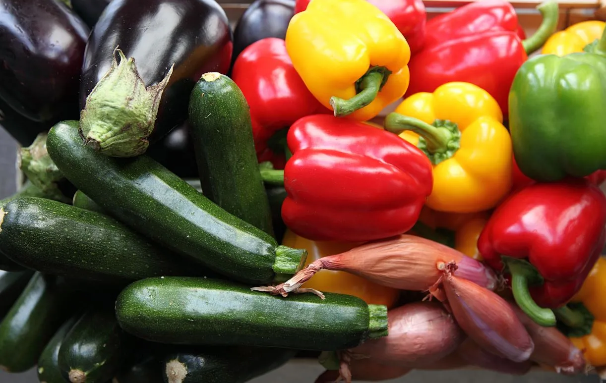 warzywa cukinia papryka bakłażan