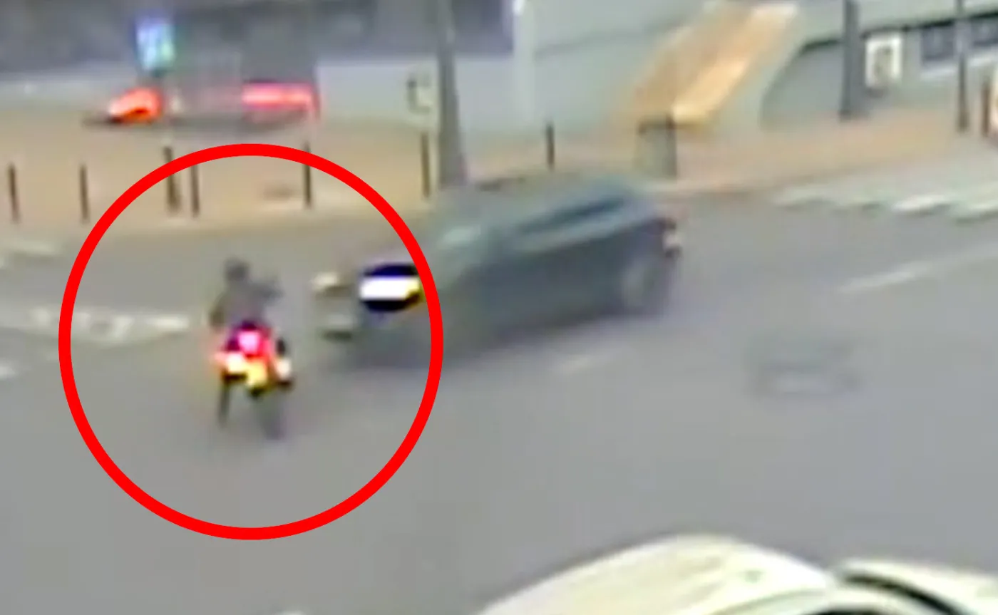 Wypadek motocyklistki w Lublinie