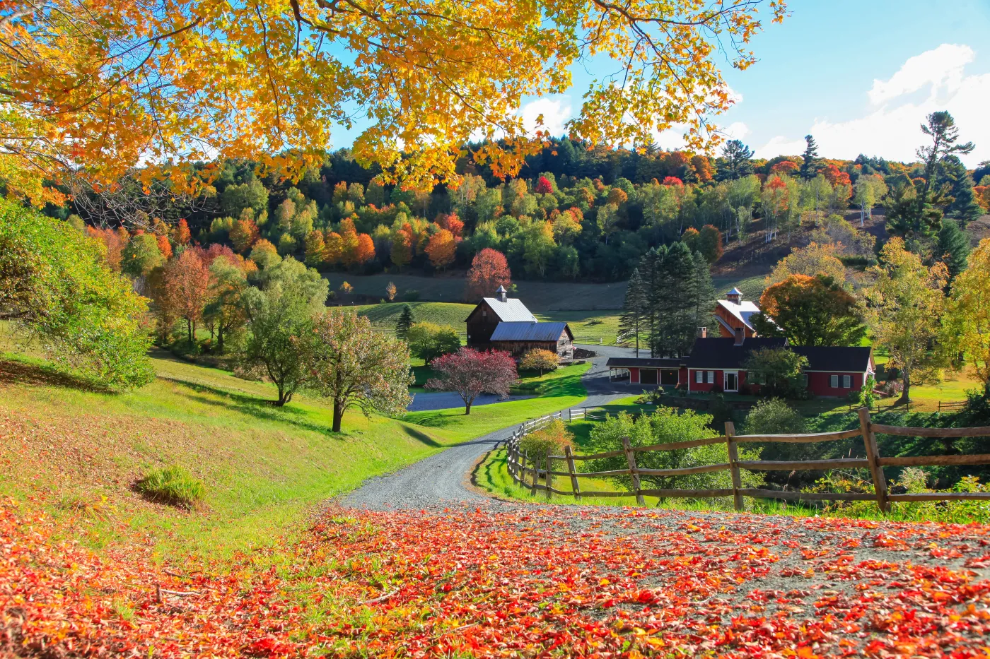 jesień, Sleepy Hollow Farm, Pomfret