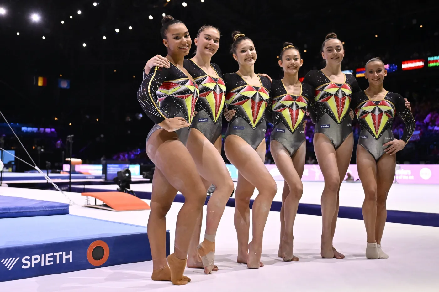 Gimnastyczki reprezentacji Belgii