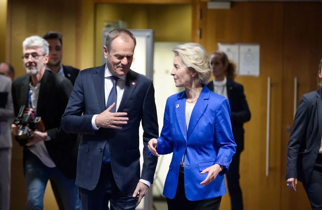 Donald Tusk, Ursula von der Leyen