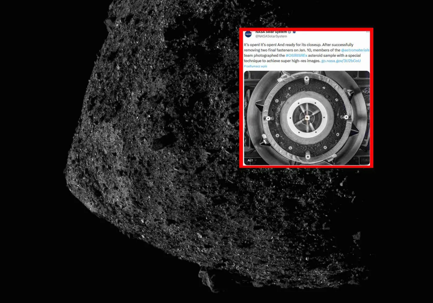 Na to zdjęcie NASA czekała cztery miesiące. Obiekt ma 4,5 miliarda lat