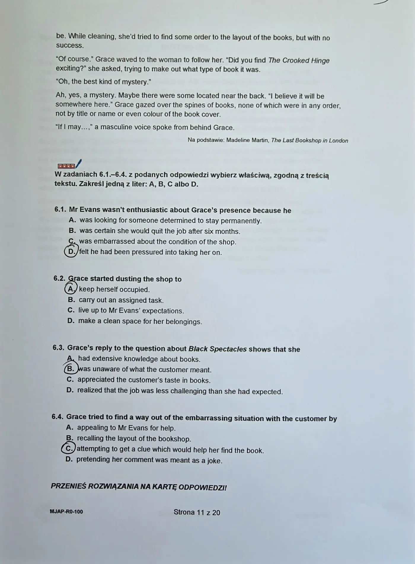 Matura 2024. Język angielski - poziom rozszerzony [ARKUSZE CKE i ODPOWIEDZI]