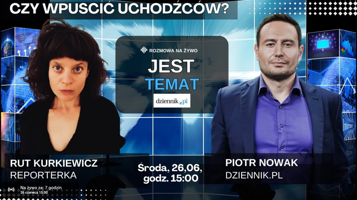 Czy wpuścić uchodźców? Jest Temat Dziennik.pl. Oglądaj nowy program