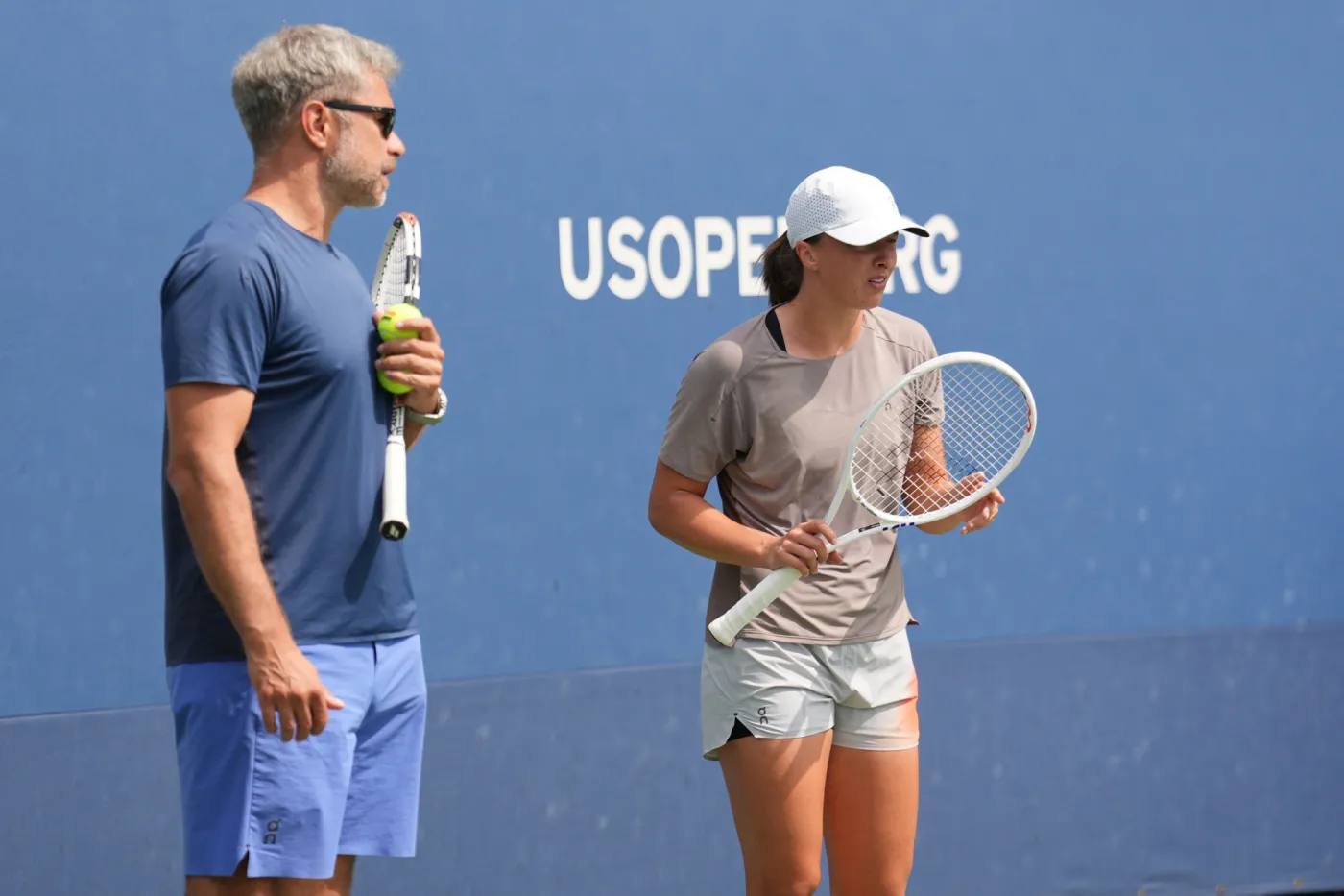 Iga Świątek i Tomasz Wiktorowski