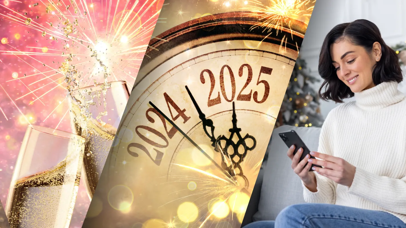 Życzenia noworoczne 2025: idealne do sms-a. Lista najlepszych wierszyków