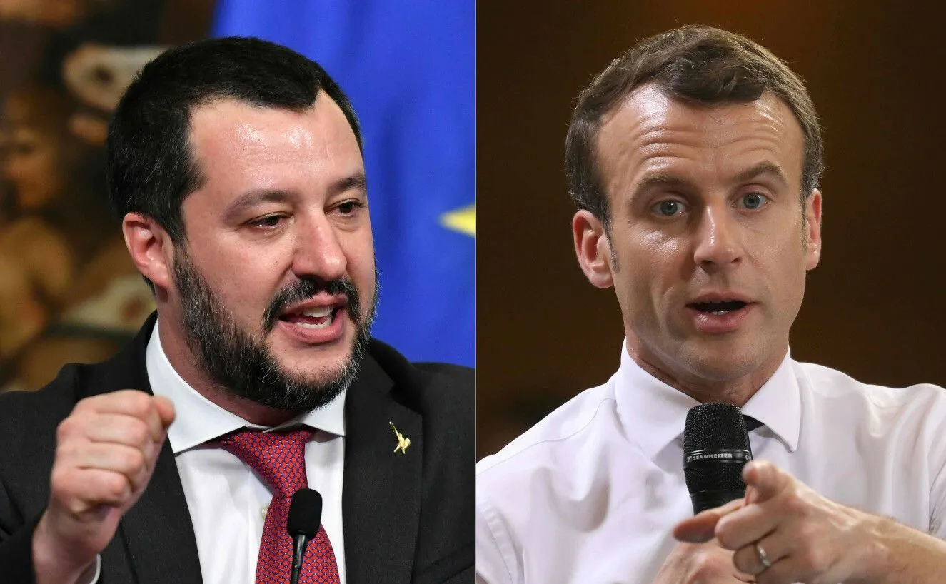 Matteo Salvini i Emmanuel Macron