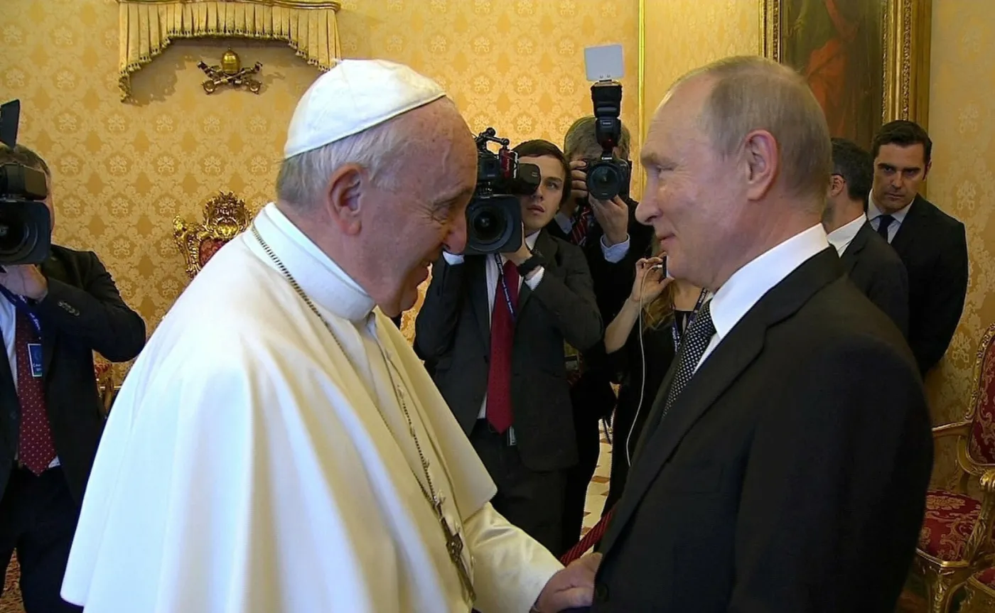 Papież Franciszek i Władimir Putin