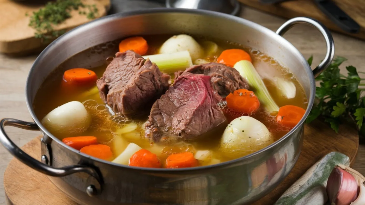 Pot-au-feu:,A,Hearty,And,Traditional,French,Beef,Stew,With,Vegetables