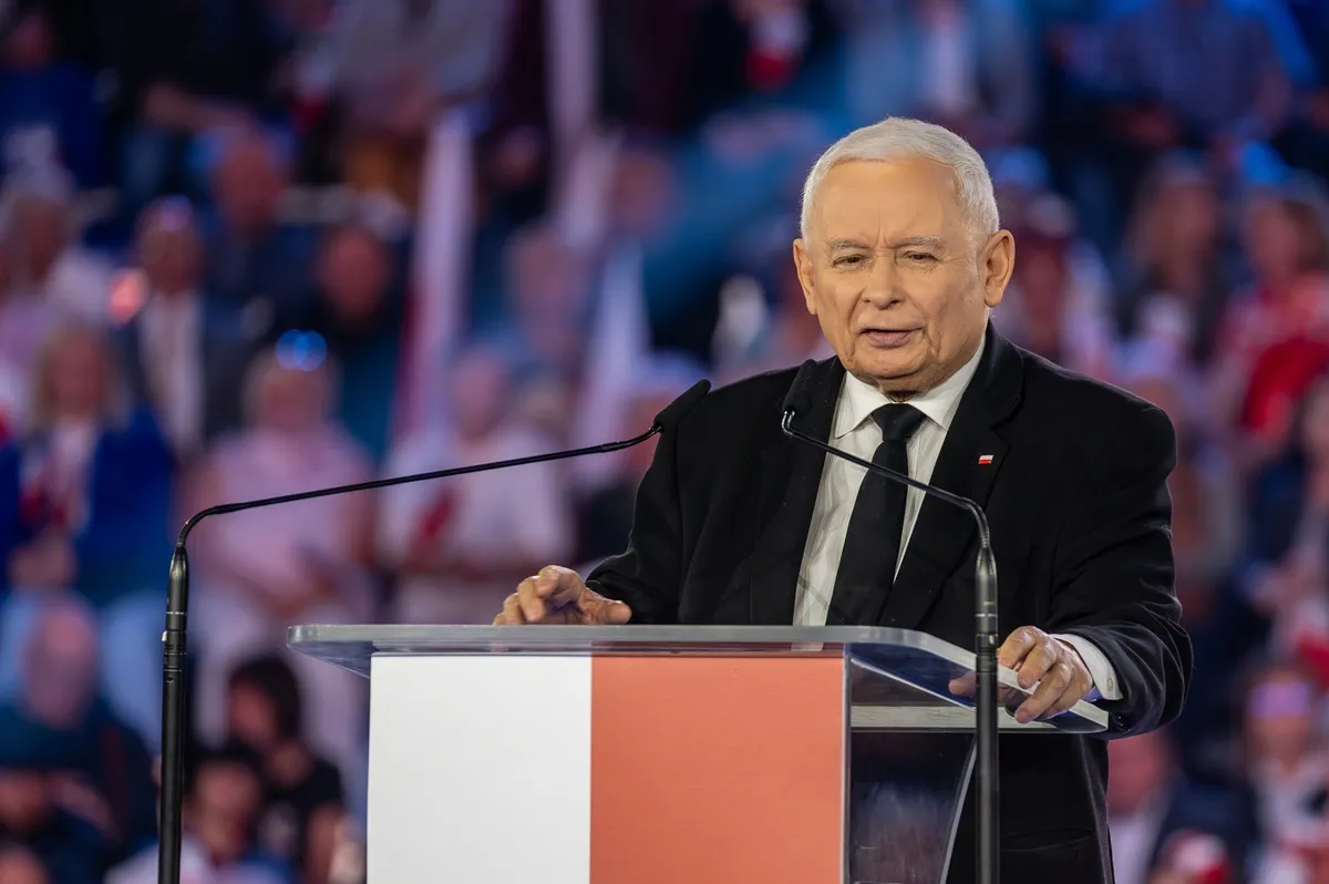 Jarosław Kaczyński składa hołd żołnierzom. "Niech żyje Wojsko Polskie!"