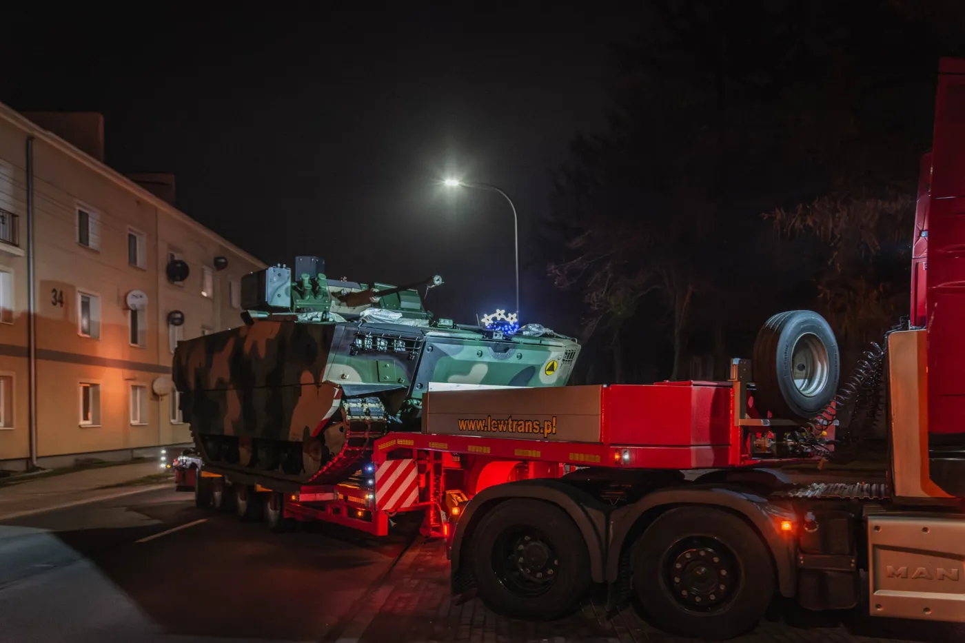 Borsuk w bazie 15. Giżyckiej Brygady Zmechanizowanej im. Zawiszy Czarnego