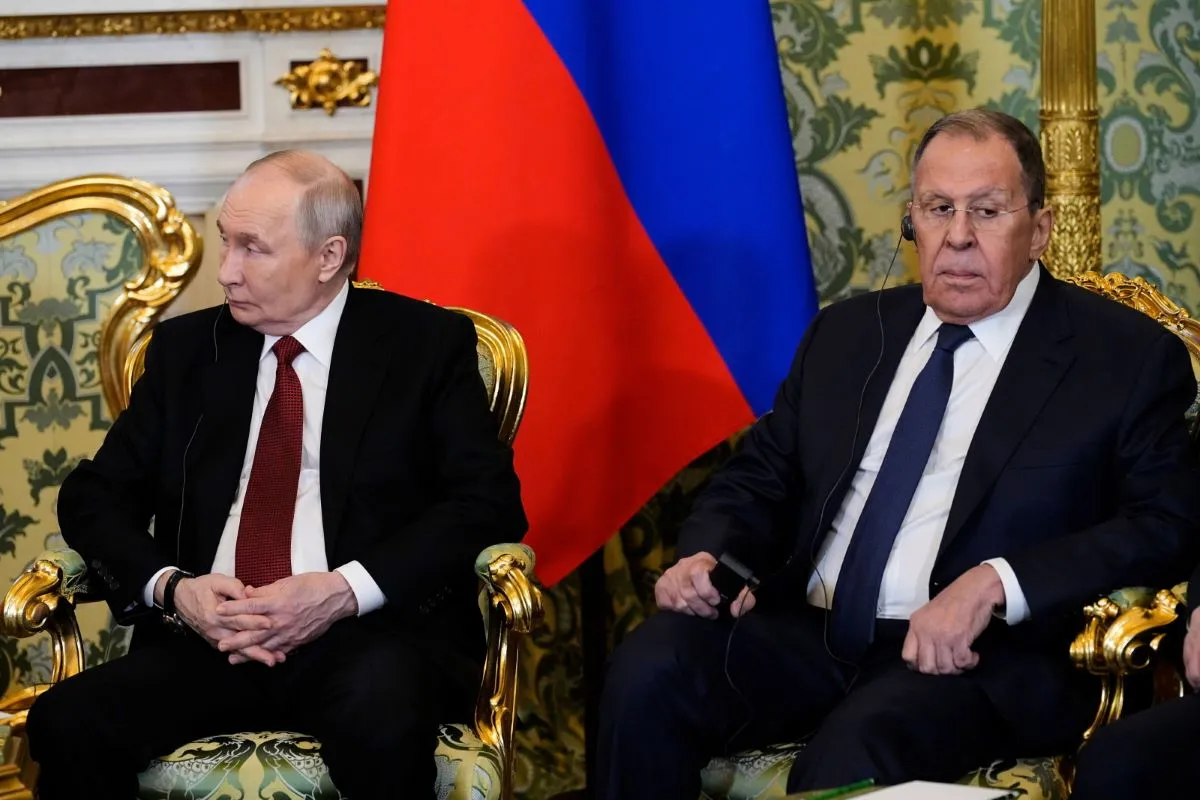 Władimir Putin i Siergiej Ławrow