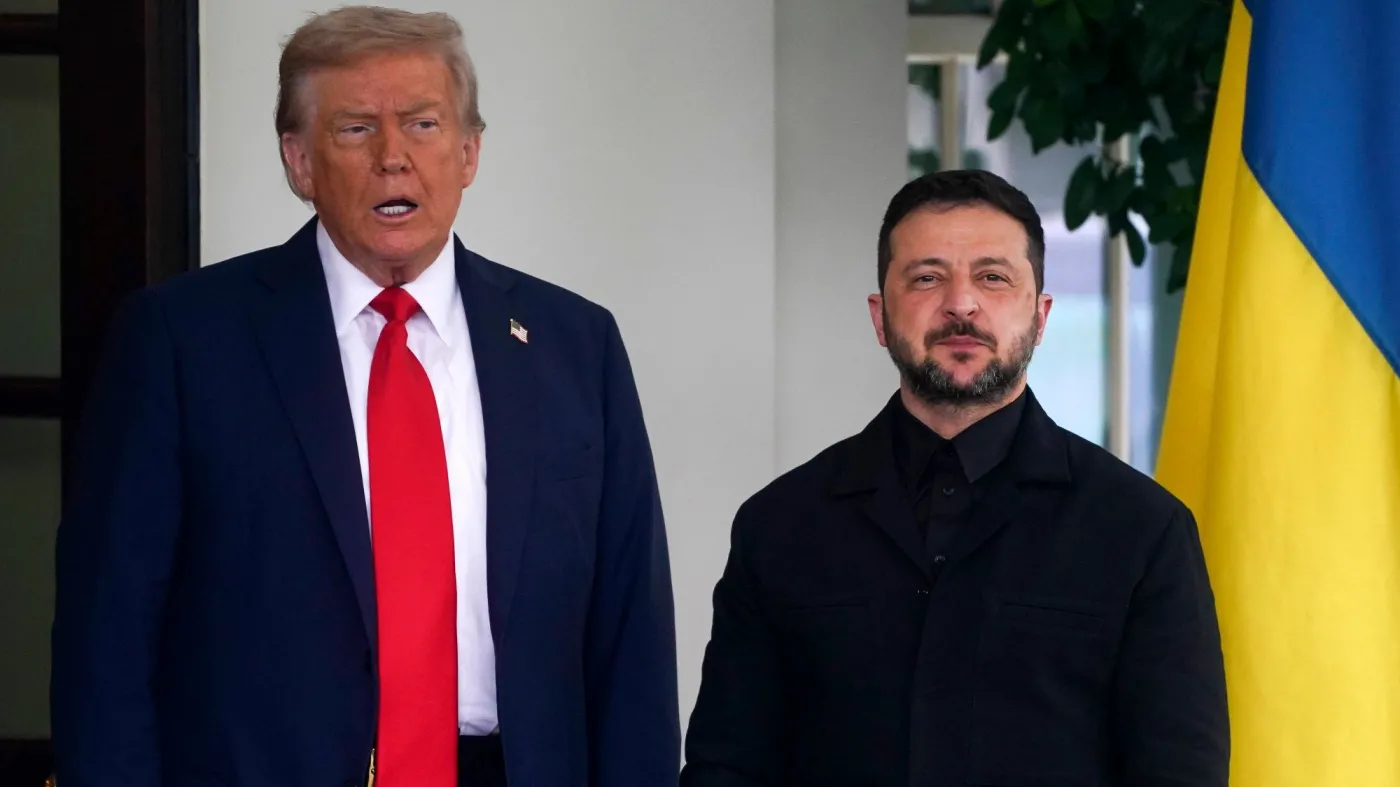 Donald Trump i Wołodymyr Zełenski