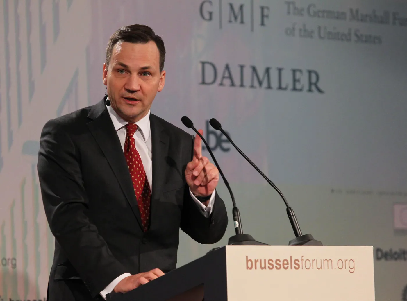 Minister spraw zagranicznych Radosław Sikorski