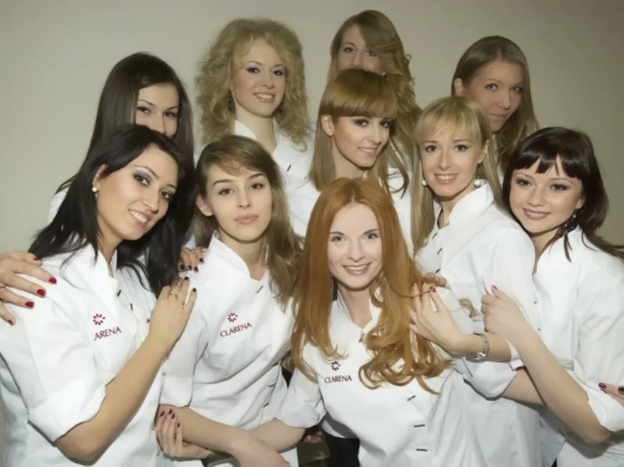 Kandydatki do tytułu Miss Kosmetyczek 2012.