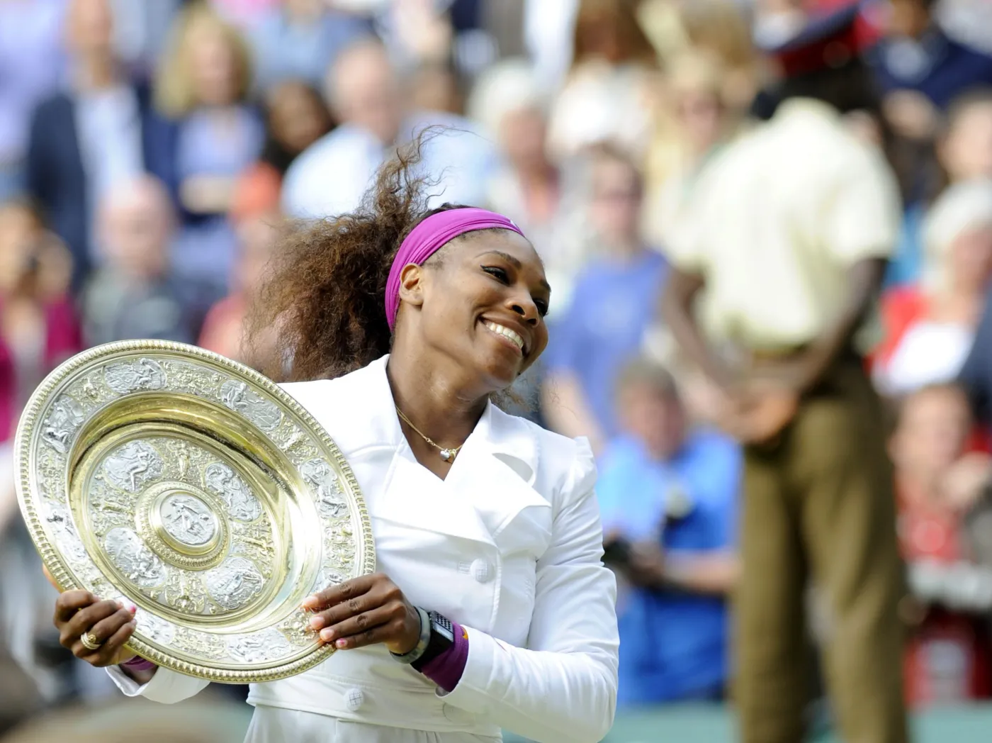 Serena Williams z nagrodą za wygranie Wimbledonu