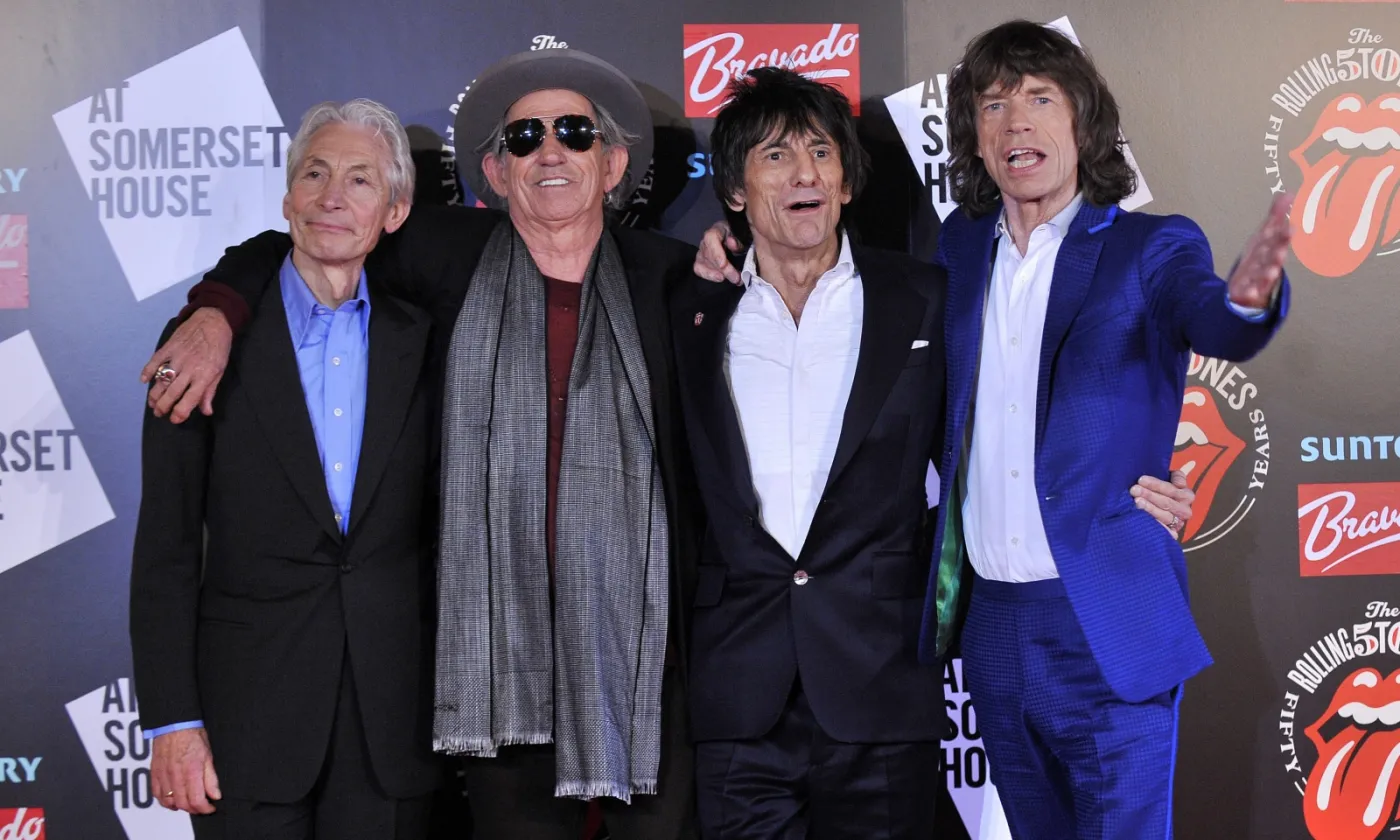 The Rolling Stones na owarciu wystawy w Somerset House