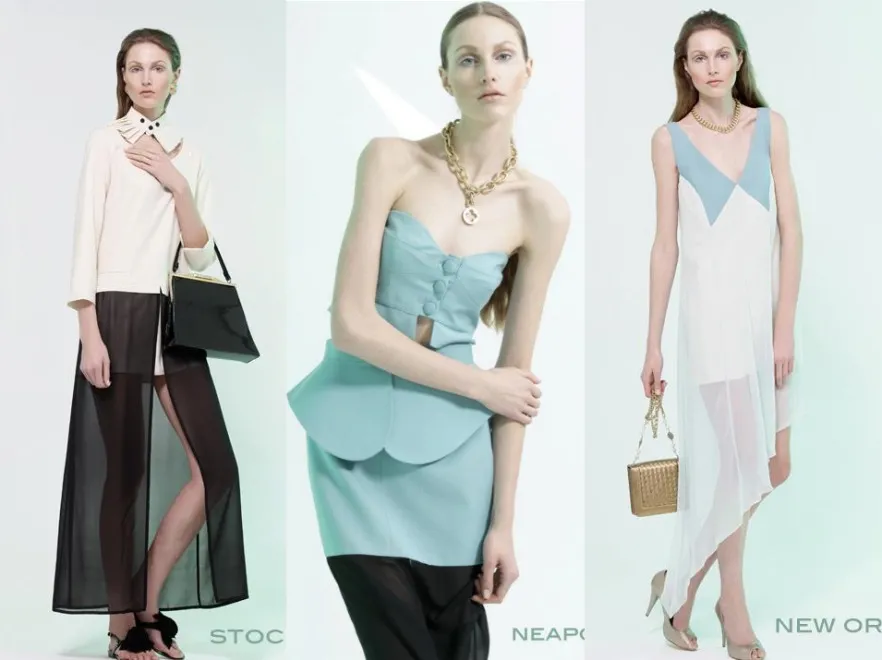 Sukienki z kolekcji Agnieszka Maciejak wiosna/lato 2012