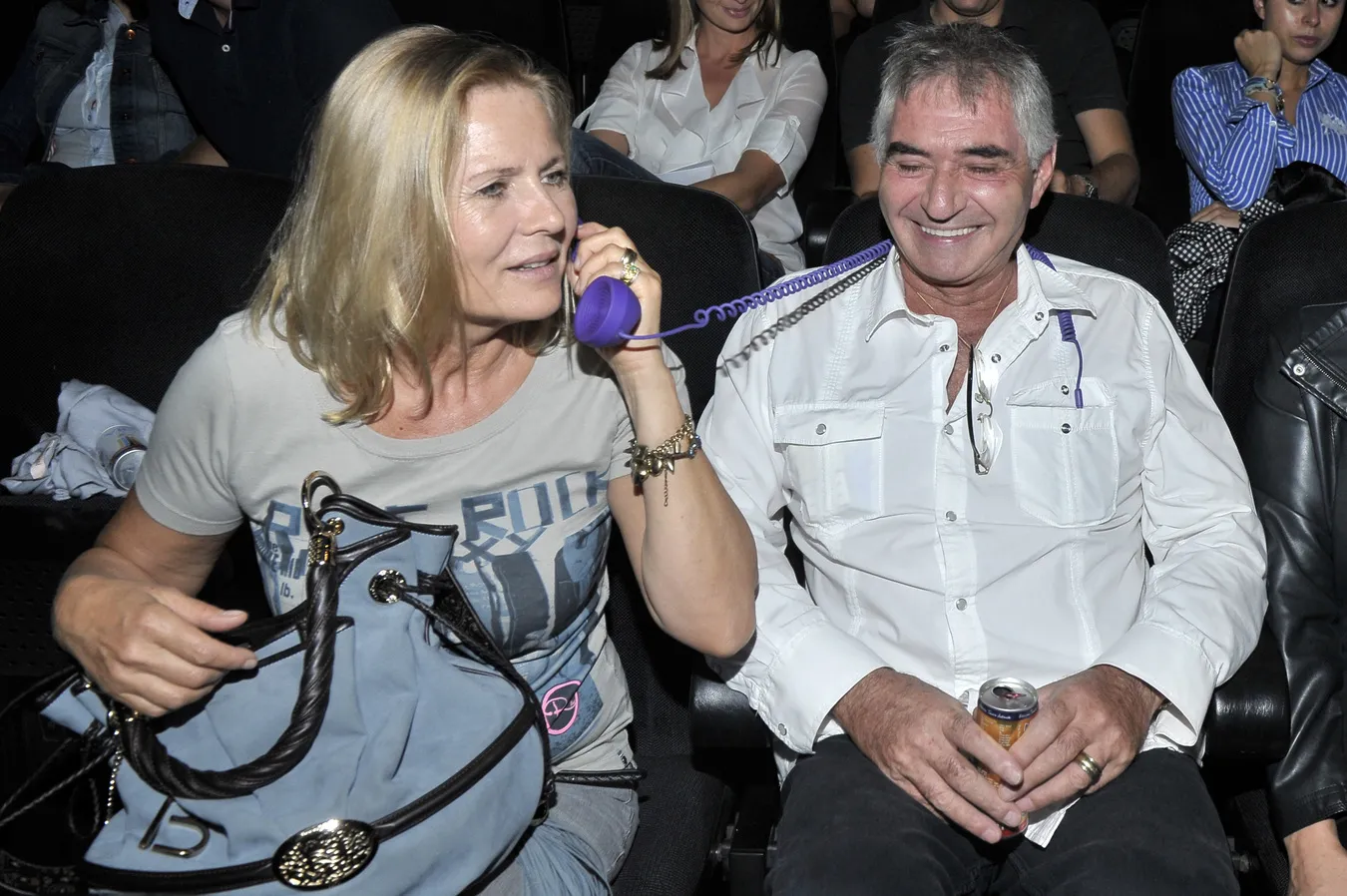 Grażyna Szapołowska i Eryk Stępniewski na premierze "Yumy"