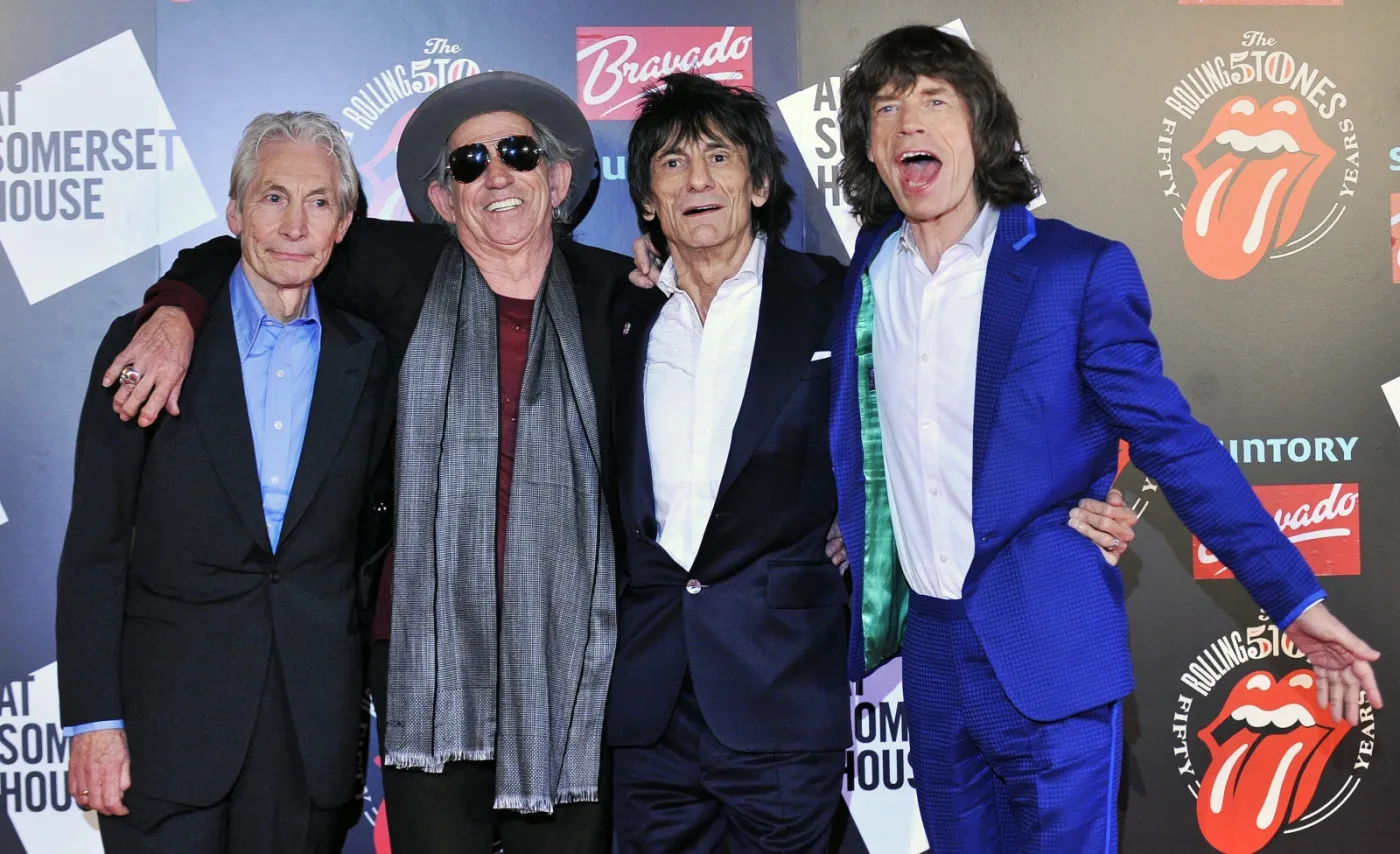 The Rolling Stones na owarciu wystawy w Somerset House