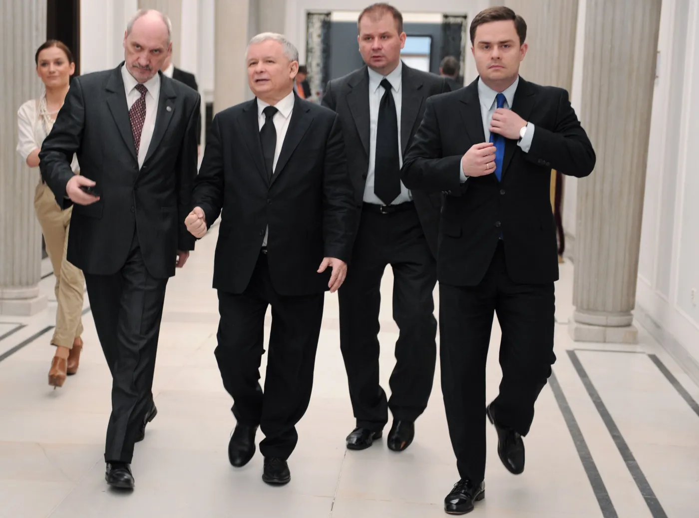 Antoni Macierewicz Jarosław Kaczyński Adam Hofman
