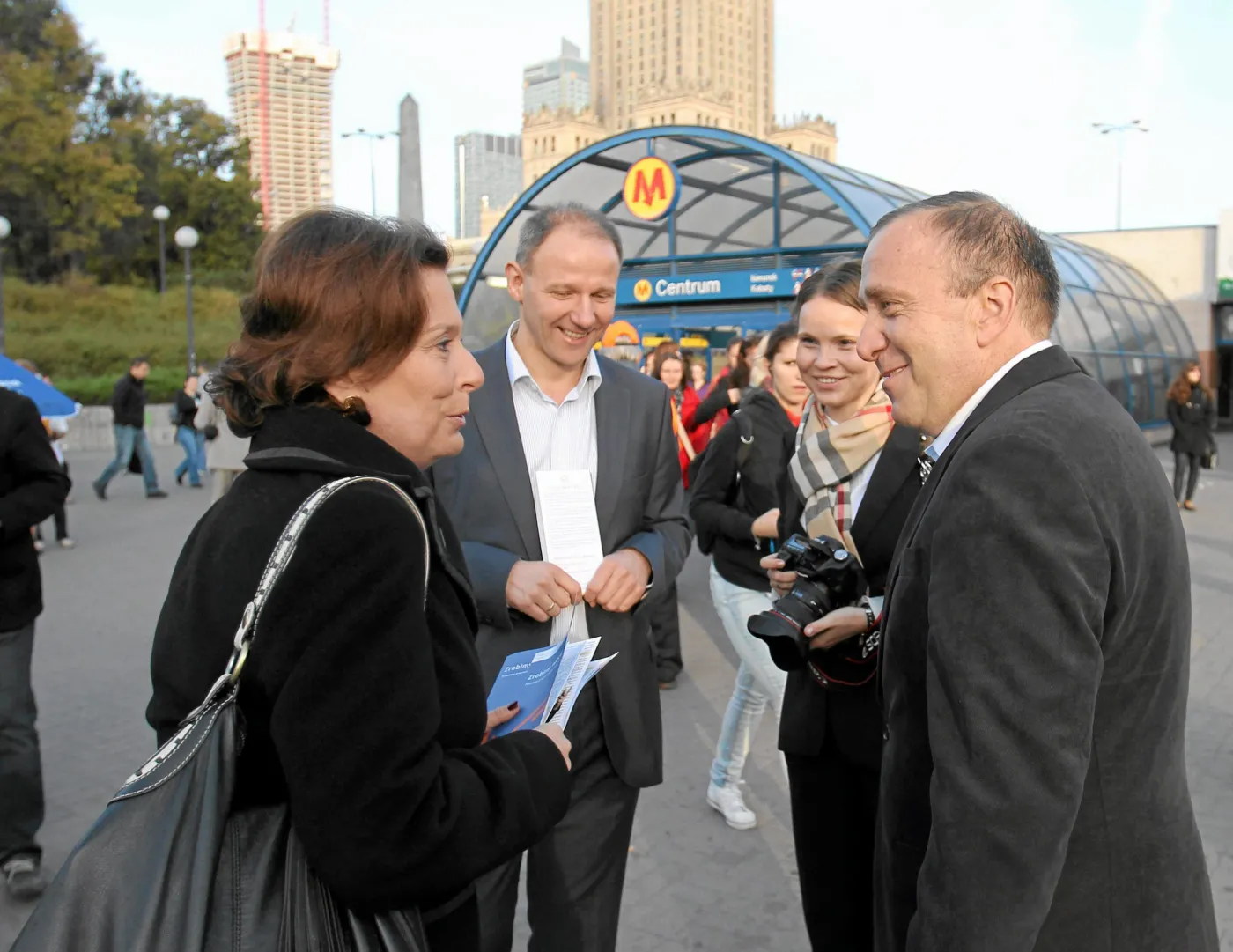 Jacek Protasiewicz, Grzegorz Schetyna i posłanka PO Małgorzata Kidawa-Błońska