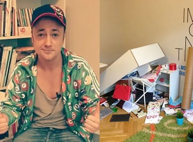 Mozil zdemolował mieszkanie: Chyba mnie trochę poniosło