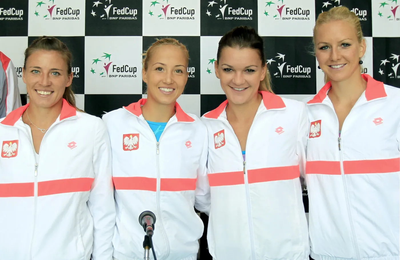 Alicja Rosolska, Paula Kania, Agnieszka Radwańska i Urszula Radwańska