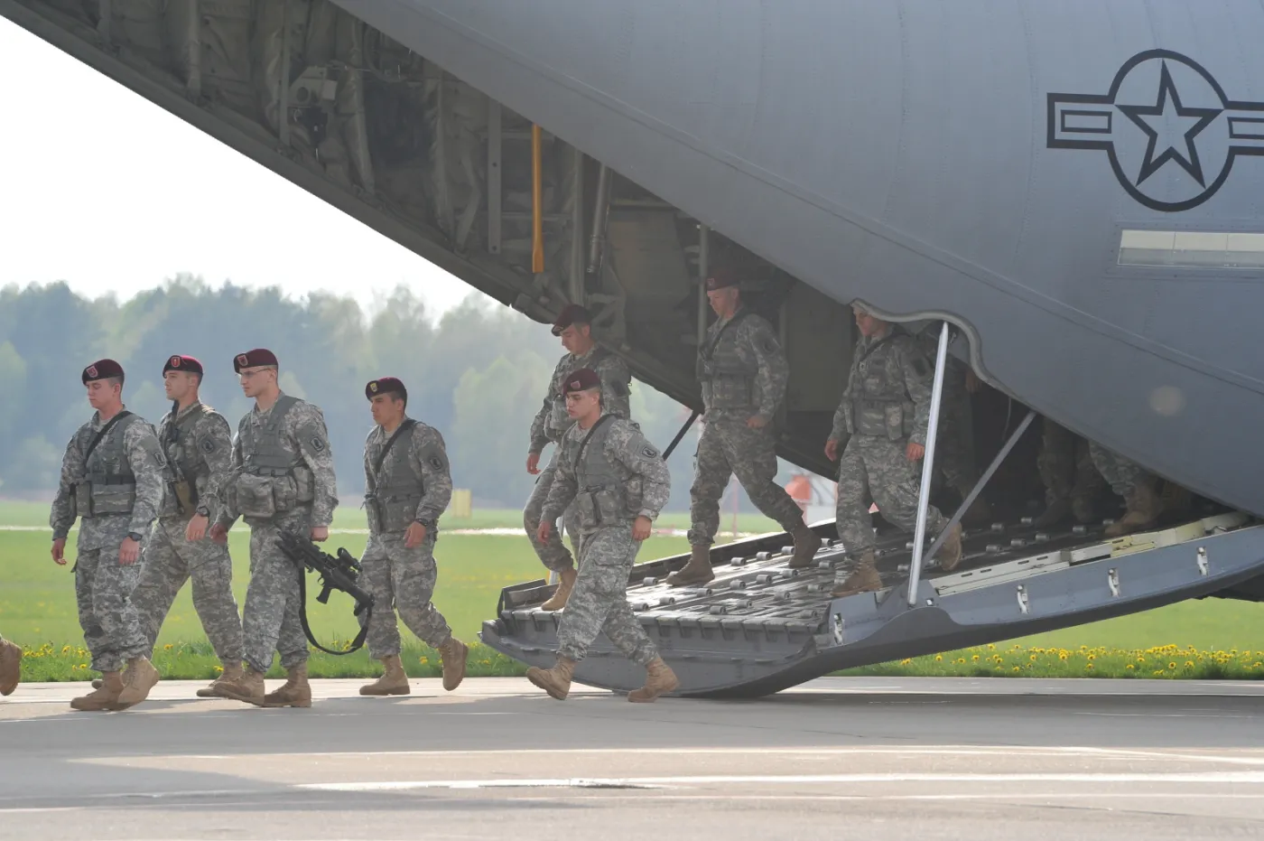 Kompania spadochroniarzy USA przybyła do Polski