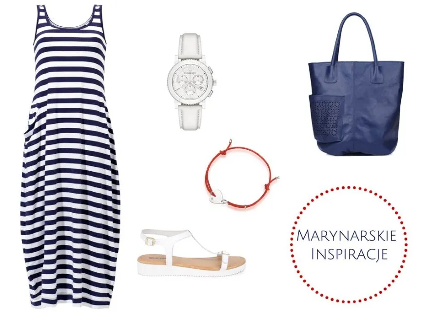 STYLIZACJE na wakacje 2014: marynarskie inspiracje