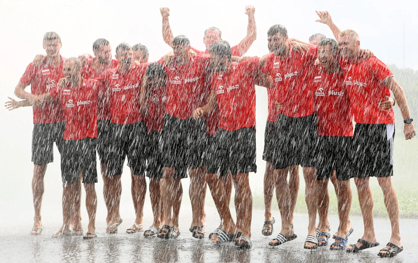 Zobacz "splash" reprezentacji polskich siatkarzy. ZDJĘCIA