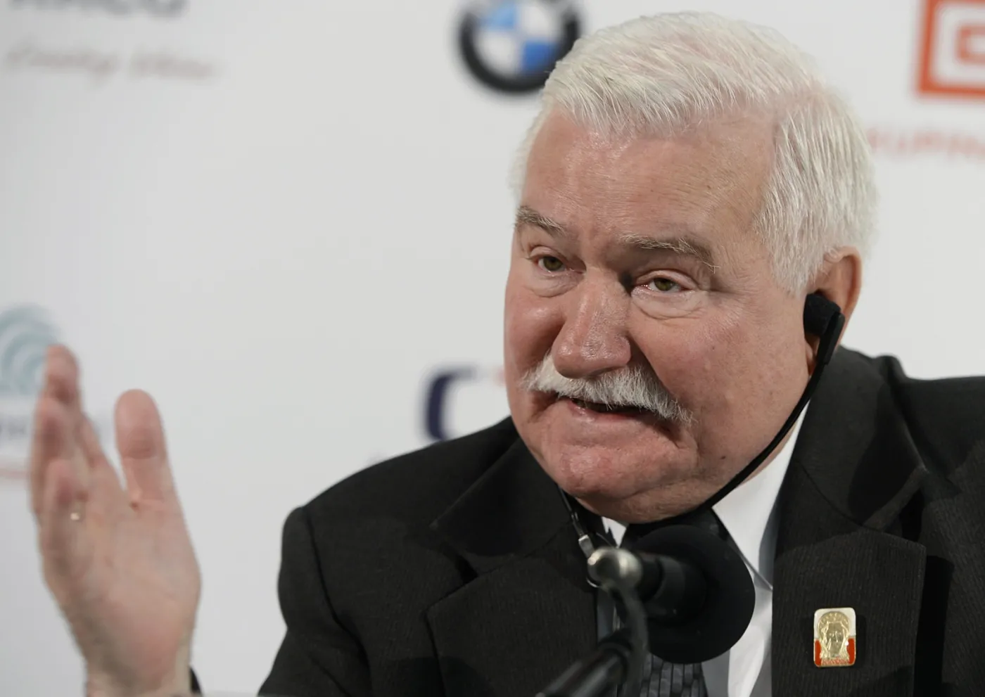 Lech Wałęsa na festiwalu w Karlowych Warach