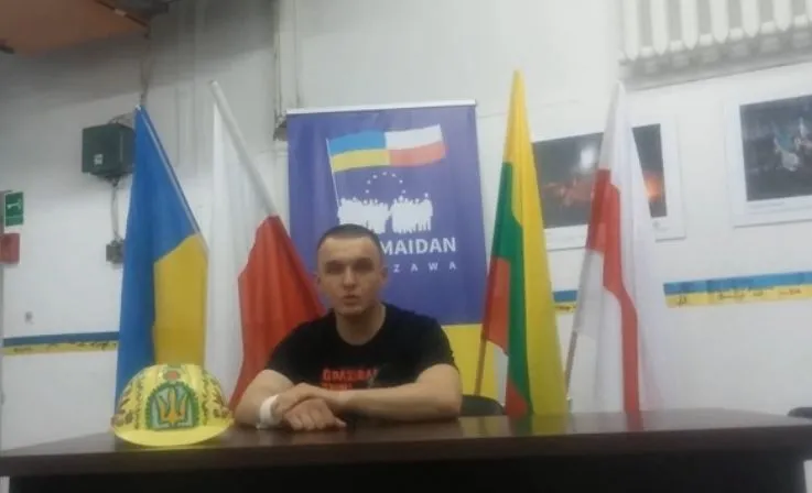 Kadr z filmu nagranego przez Tomasza Maciejczuka