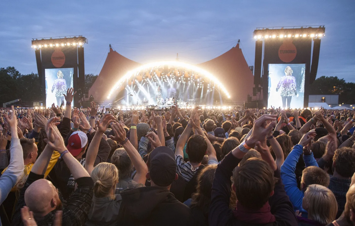 Koncert The Rolling Stones na otwarcie festiwalu Roskilde w 2014 roku