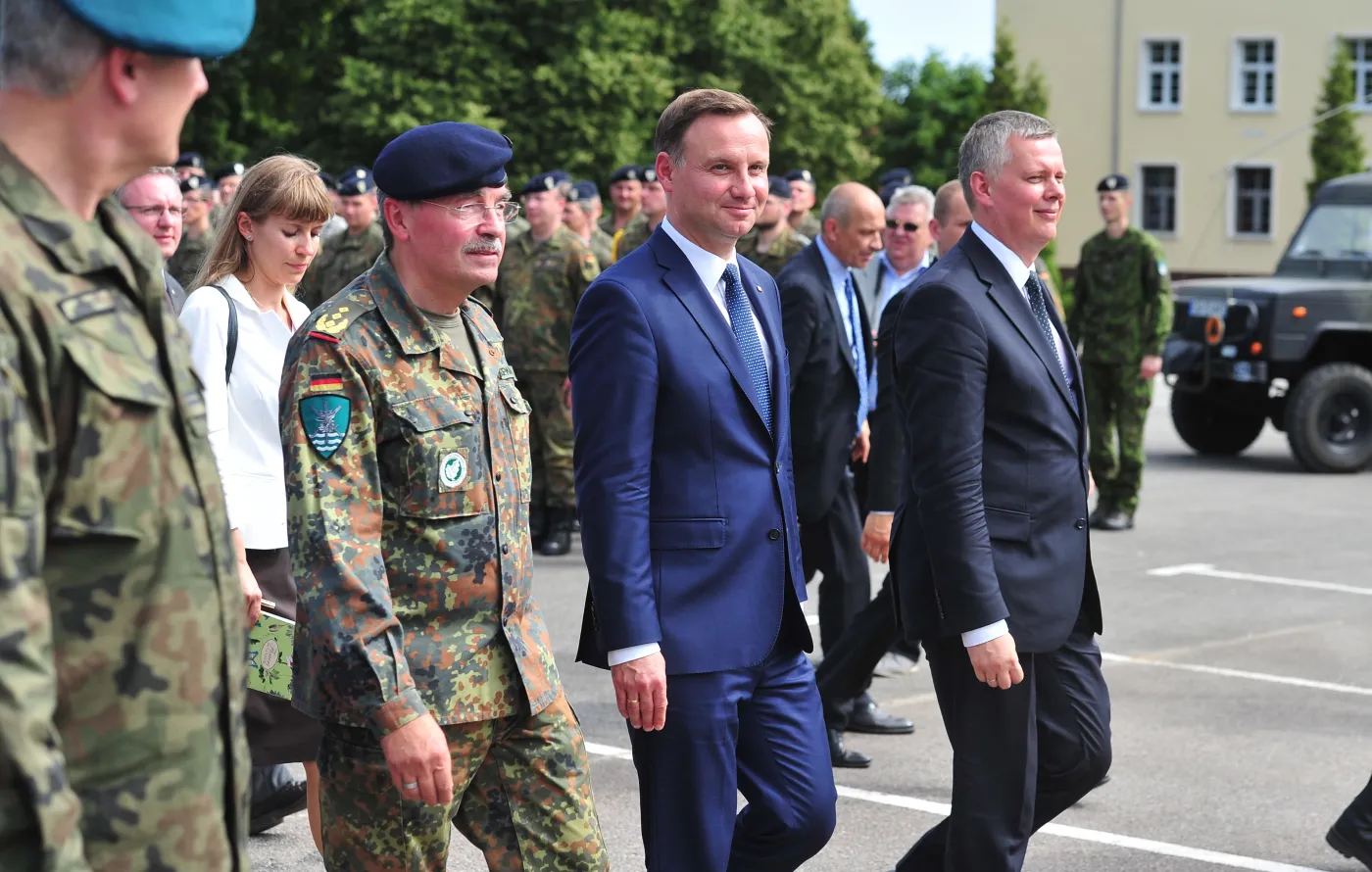 Prezydent Andrzej Duda i wicepremier Tomasz Siemoniak
