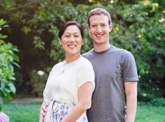 Mark Zuckerberg i jego żona, Priscilla Chan