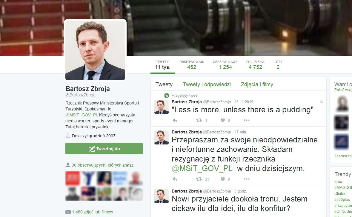 Rzecznik ministerstwa zadrwił z honorów dla Kaczyńskiego. Już nie pracuje