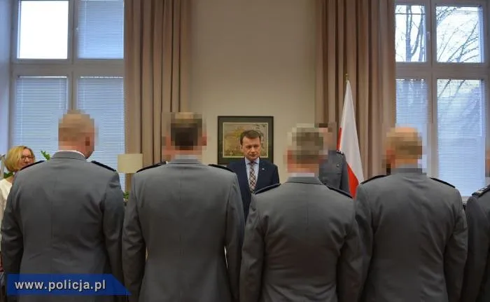 Policjanci, którzy wytropili Kajetana P. 