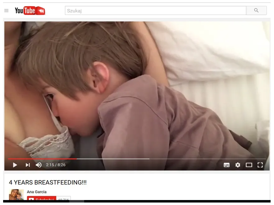 Ta kobieta karmi piersią 4-latka i robi furorę w Sieci!